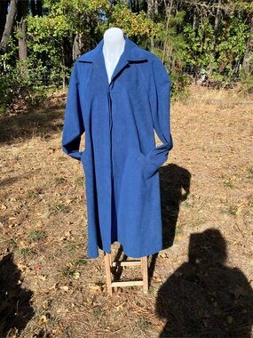 Samuel Robert vintage ultra suede long trenchcoat size 12 made in USA